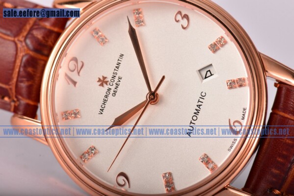 Vacheron Constantin Best Replica Patrimony Watch Rose Gold 81180/090P-8531